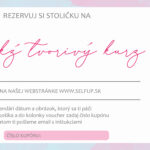 Detský darčekový voucher v hodnote 20 €