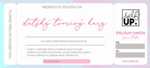 Detský darčekový voucher v hodnote 20 €