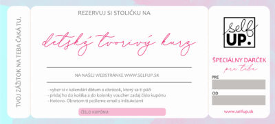 Detský darčekový voucher v hodnote 20 €